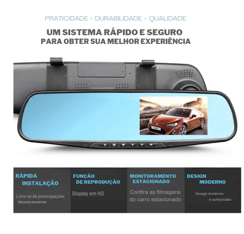 Retrovisor Eletrônico com Câmera de Ré