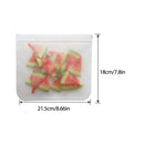 Saco de armazenamento de alimentos de silicone reutilizável