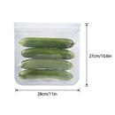 Saco de armazenamento de alimentos de silicone reutilizável