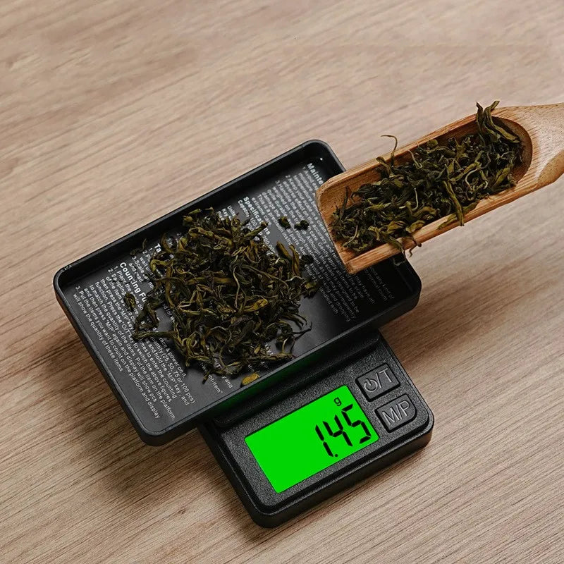 Mini balança digital de alta precisão 100/500g 0,01g