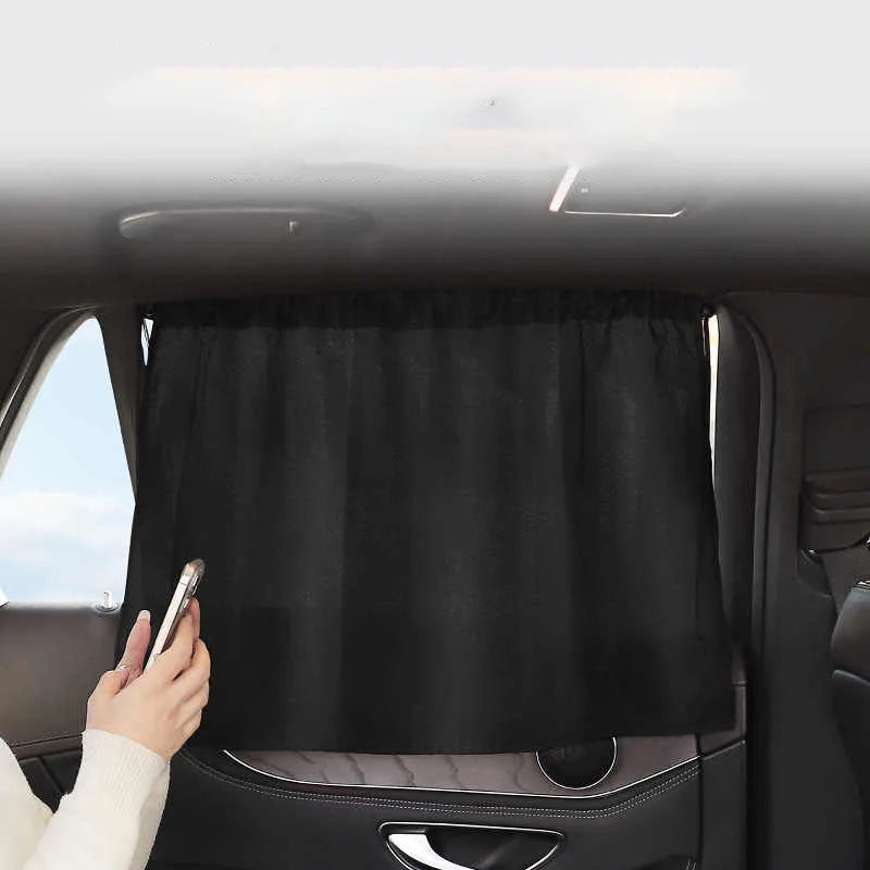 Suction Cup Curtain In The Car Window Sunshade Cover Cartoon Universal Side Window Sunshade UV Protection for Kid Baby Children