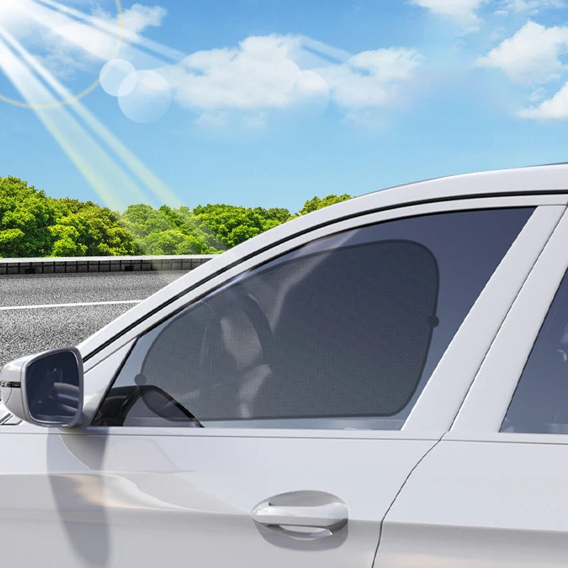 SEAMETA Car Sun Shade UV Protection Car Curtain Car Window Sunshade Rear Window Mesh Sun Visor Summer Protection Window Film