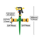 360 Degree Rotating Jet Sprinklers Double Outlet Rocker Nozzles1/2" Male Thread For Garden Farm Lawn Irrigation