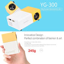 Projector LED Projector 1080P HDMI-compatible USB Audio yg300 Upgraded Version Home Media Player Projector