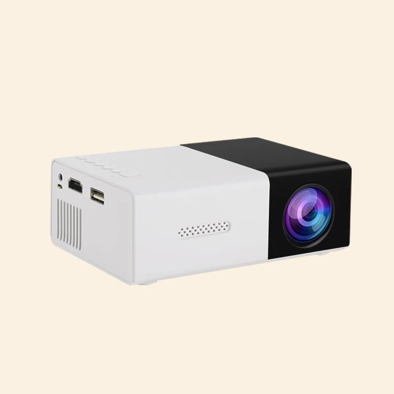 High definition projector YG300, suitable for outdoor camping, pocket projector for easy carrying, mobile cinema