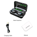 F9 Wireless Bluetooth Headphones Tws Waterproof Earbuds Earphones Digital Display Heaset Large Capacity Charging Case