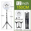 6-12" Selfie Ring Light Photography Led Rim 14 inch Lamp Tripod Stand Ringlight For Live Video Streaming