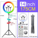 6-12" Selfie Ring Light Photography Led Rim 14 inch Lamp Tripod Stand Ringlight For Live Video Streaming