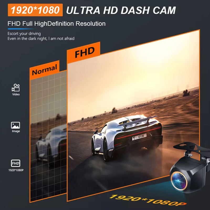 GcPaSr AHD 1920x1080P Car Rear View Camera 200° Fisheye Golden Lens Full HD Night Vision Vehicle back Car reversing Front Camera
