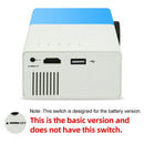 High definition projector YG300, suitable for outdoor camping, pocket projector for easy carrying, mobile cinema