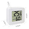 Mini LCD Digital Thermometer Hygrometer Indoor Room Temperature Humidity Meter Sensor Gauge Weather Station