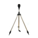 360-Degree Garden Automatic Rotating Sprinkler Stainless Steel Tripod Set Irrigation Stand Water Jet Garden Lawn Sprinkler Tool