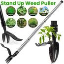 Stand Up Weed Puller Manual Vertical Weed Stuff/Pulling/Garden Tools Garden Foot Pedal Shovel Root Metal Weed Remover with Rod
