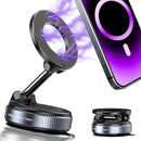 2026 Upgraded Vacuum Magnetic Car Phone Holder 360° Reinforced 96LBS Ultra Suction Cup Phone Mount for MagSafe Cell Phone