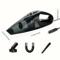 12V Handheld Vacuum Cleaner, Handheld Car Vacuum Cleaner With Strong Suction Power, Portable Mini Handheld Car Vacuum Cleaner