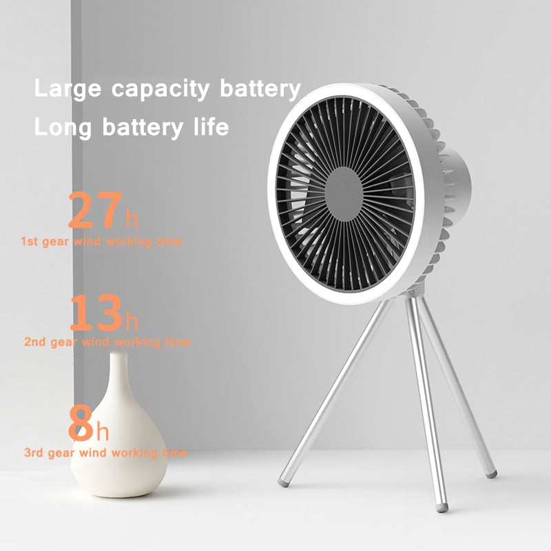 Mini ventilador portátil recarregável