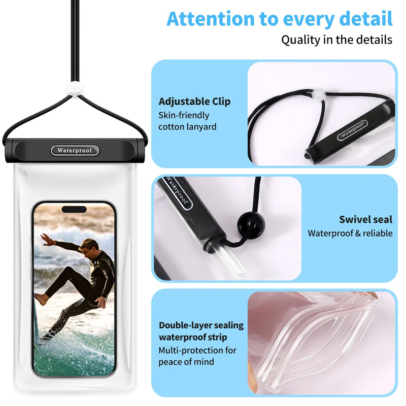 Capa impermeável para celular