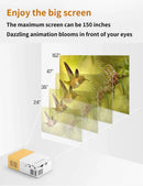 High definition projector YG300, suitable for outdoor camping, pocket projector for easy carrying, mobile cinema