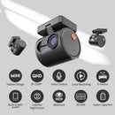 2K Mini Dash Camera For Car DVR Dash Cam KAWA MINI 3 Video Recorder Emergency Voice Control Night Vision WiFi APP Monitor WDR