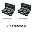 F9 Wireless Bluetooth Headphones Tws Waterproof Earbuds Earphones Digital Display Heaset Large Capacity Charging Case