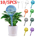 10/5PCS Auto Plant Watering Device PVC Transparent Automatic Plant Watering Bulb Self Watering Drip Irrigation System for Garden