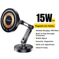 Essager Magnetic Wireless Charger Car Phone Holder 15W Fast Charging Easy Paste Mount Stand For Magsafe iPhone 15 14 13 Pro Max