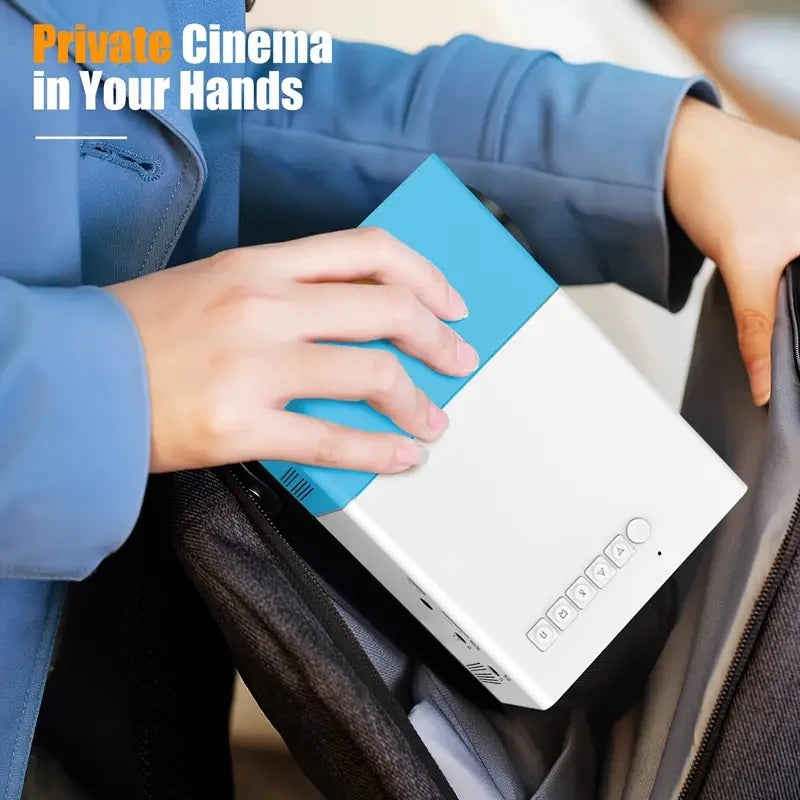 High definition projector YG300, suitable for outdoor camping, pocket projector for easy carrying, mobile cinema