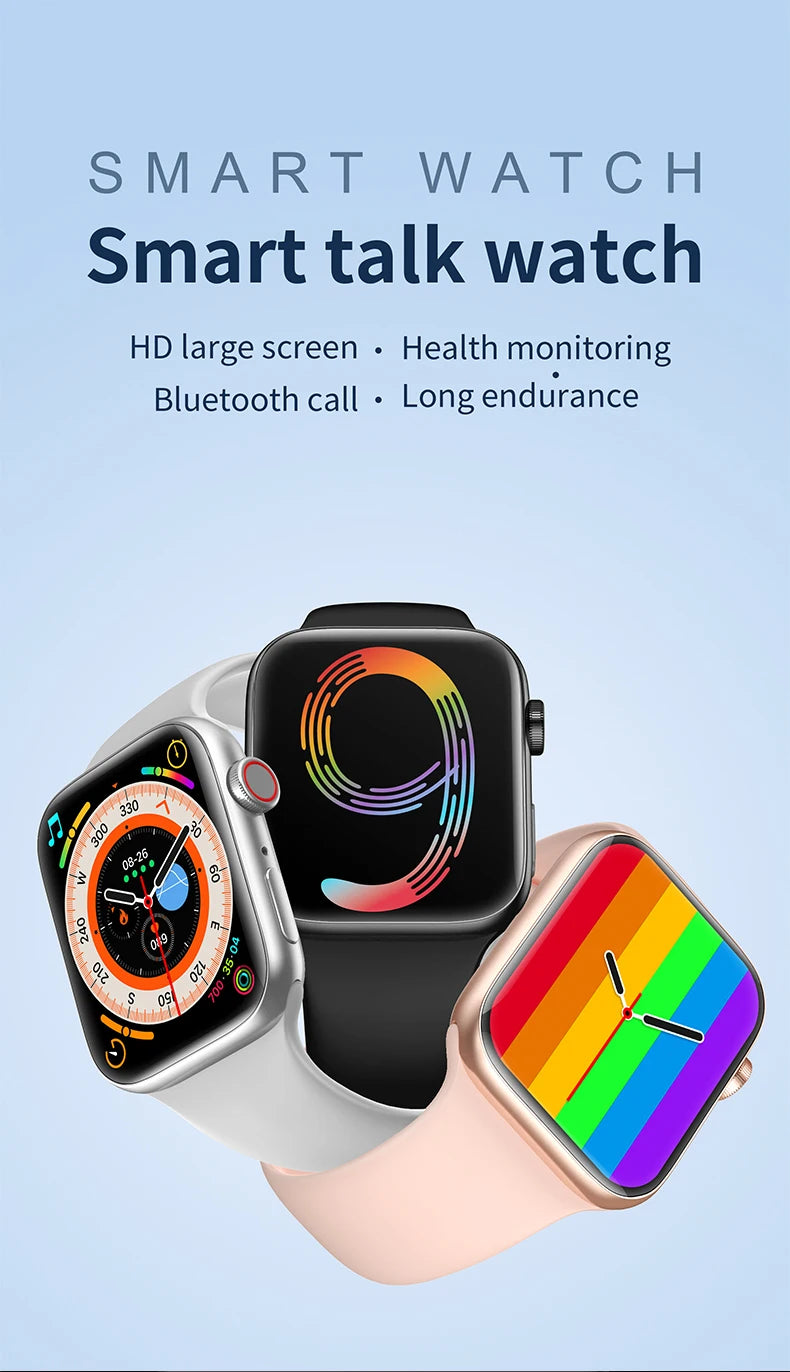 IWO Watch 9 Smart Watch Women Bluetooth Call Wireless Charging Message Reminder Sport Men Smartwatch For Apple Watch 9 Ultra