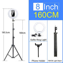 6-12" Selfie Ring Light Photography Led Rim 14 inch Lamp Tripod Stand Ringlight For Live Video Streaming