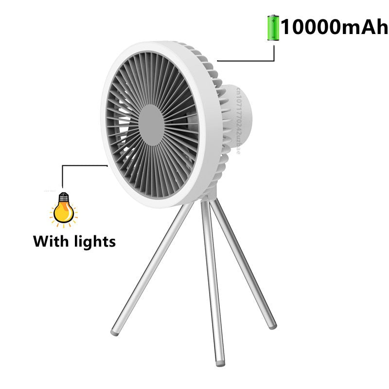 Ventilador a bateria 10000mAh