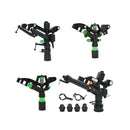 360 Degree Rotating Jet Sprinklers Double Outlet Rocker Nozzles1/2" Male Thread For Garden Farm Lawn Irrigation