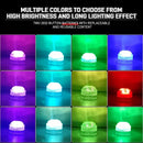 Wireless Adhesive LED Car Interior Ambient Light Remote Control Decor Auto Roof Foot Atmosphere Lamp Bicycle Tail Light