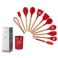 12Pcs Utensílios de Silicone Para Cozinha