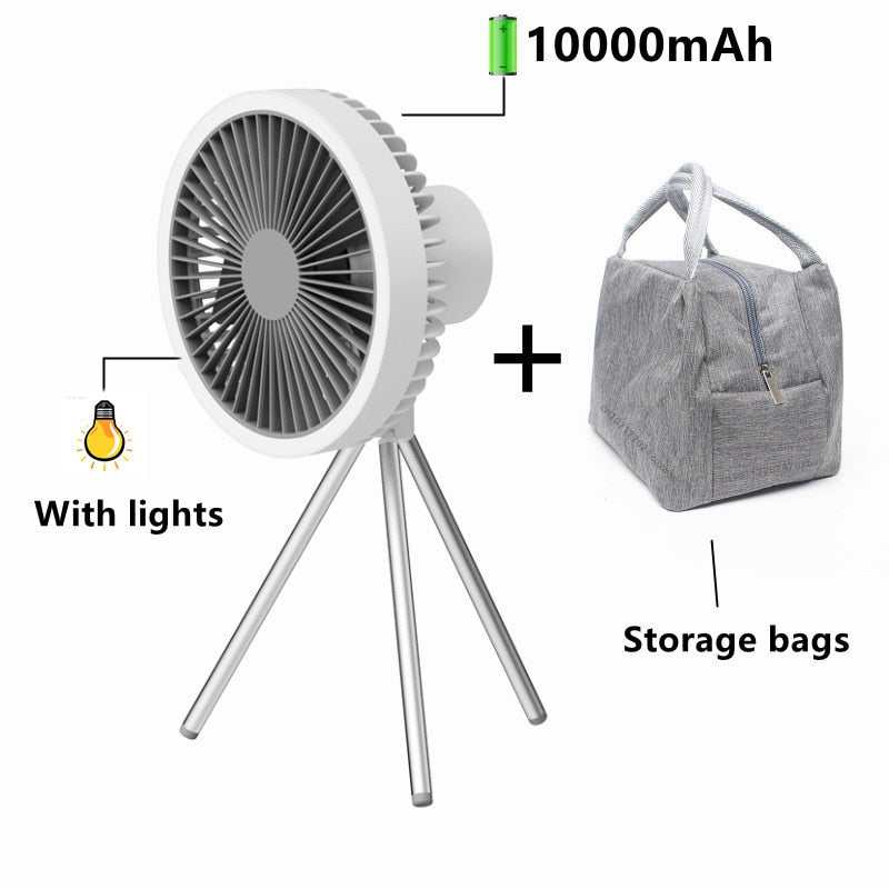 Mini ventilador portátil recarregável