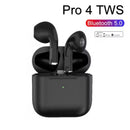 Air Pro4 Original Wireless Earphones Dual In Ear Headphones Ultra Long Standby Running Bass Sport Earburd Music Headset with Mic