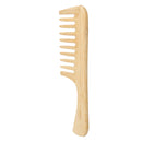 Bamboo Wide Tooth Comb with Handle Large Tooth Anti Static Curly Hair Shampoo Detangling Hair Comb Hair Comb Large Tooth Comb
