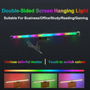 Monitor Light Bar LED Computer Screen Hanging Lights RGB Atmosphere Table Lamp for Work Study Read Gaming Stepless Dimmable