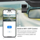 2K Mini Dash Camera For Car DVR Dash Cam KAWA MINI 3 Video Recorder Emergency Voice Control Night Vision WiFi APP Monitor WDR