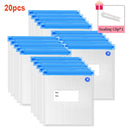 20/10pcs Vacuum Sealed Food Bags Household Food Vacuum Compression Bags Reusable Snacks Food Storage Bag Kitchen Accessories