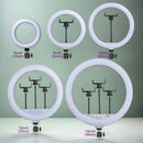 6-12" Selfie Ring Light Photography Led Rim 14 inch Lamp Tripod Stand Ringlight For Live Video Streaming