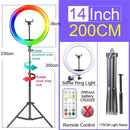 6-12" Selfie Ring Light Photography Led Rim 14 inch Lamp Tripod Stand Ringlight For Live Video Streaming