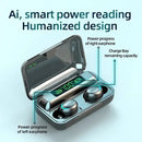 F9 Wireless Bluetooth Headphones Tws Waterproof Earbuds Earphones Digital Display Heaset Large Capacity Charging Case