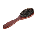 Natural Boar Bristle Brush Comb Anti-Static Oval Hairdressing Hair Styly Comb Wood Woman Hairbrush