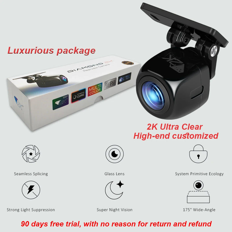 GcPaSr AHD 1920x1080P Car Rear View Camera 200° Fisheye Golden Lens Full HD Night Vision Vehicle back Car reversing Front Camera