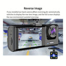 Dash Cam W/ IR Night Vision Loop Recording & 2" IPS Screen 1080P 3 Camera ， DVR recorder, video recorder, Vehicle DVR