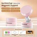 Suction Cup Magnetic Phone Holder Lazy Multi-functional Foldable Storage Holder Vacuum Suction Phone Holder