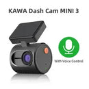 2K Mini Dash Camera For Car DVR Dash Cam KAWA MINI 3 Video Recorder Emergency Voice Control Night Vision WiFi APP Monitor WDR