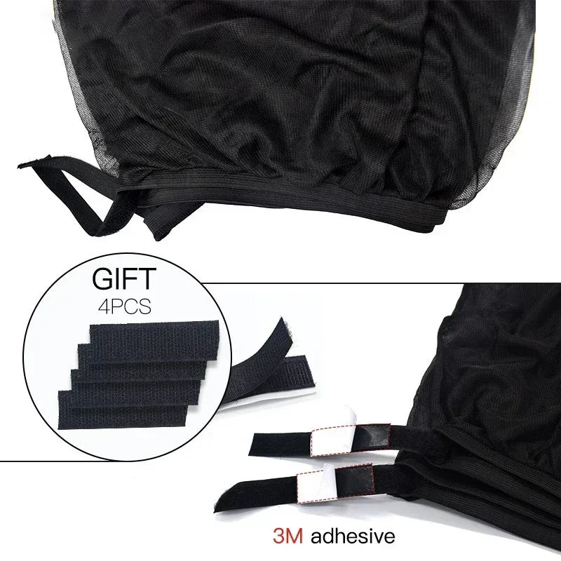 Car Sunshade Anti-mosquito Insulation UV Protective Glass Sunscreen Mesh Reflective Sunshade Protective Window Film For SedanSUV
