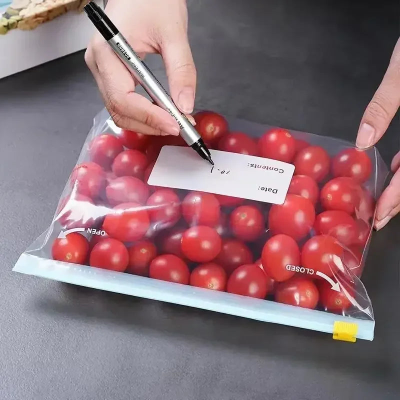 Bolsas Reutilizáveis ZipFresh – Armazenamento e Conservação de Alimentos