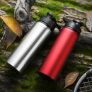 1-3PCS Stylish Portable Stainless Steel  Sports Water Bottle Leisure Bike Riding Drinking Water Bottle Outdoor Sport Travel Cup
